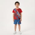 thumbnail image 4 of Marvel Spider-Man Short Sleeve T-Shirt and Mesh Shorts Set (Boys), 2 Piece Set, Sizes 2T-6, 4 of 8