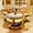 Golden, variant on Round Chafing Dish Buffet Hot Pot with Lid, 95% Pre-Assembled Heat Retaining Food Warmer for Catering Banquet