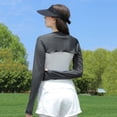 thumbnail image 3 of 2026 Cooling Shawl Arm Sleeves Sun Uv Protection Cooler Shrug, Comfortable & Breathable Anti-UV Arm Sleeves for Women Black, 3 of 8
