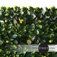 thumbnail image 2 of 3rd Street Inn Bamboo Leaf Trellis 4-Pack - Bamboo Greenery Panel - Boxwood and Ivy Privacy Fence Substitute - DIY Flexible Fencing (Yellow Rose Rattan), 2 of 6