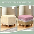 thumbnail image 6 of Jiueut Ice Cream Print Footstool Slipcover, Folding Ottoman Cover Folding Storage Furniture Protector Breathable Non-Slip Footrest Protector for Pets & Kids, 6 of 7