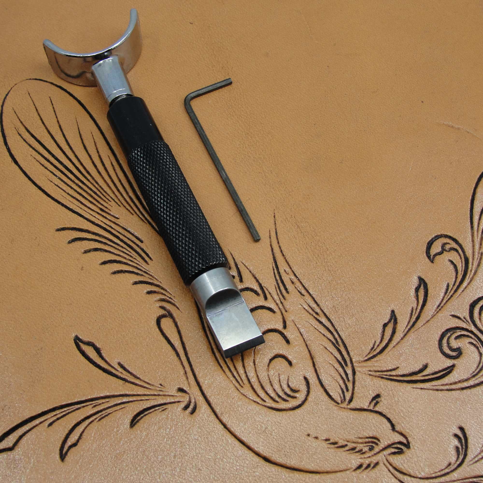 Craft Japan - Brass Adjustable Swivel Knife (Leather Carving Tool)