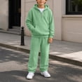 thumbnail image 5 of Agkizg Big Boys Clothing Set 2-Piece Hoodie Sweatsuit Set Long Sleeve Pullover Jogger Pants Fall Winter Outfit, 5 of 7