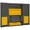 Yellow, variant on Durham DCBDLP694RDR-1795 14 Gauge 12 Door Shelves Lockable Cabinet with 69 Red Hook on Bins & 1 Adjustable Shelf & 4 Drawers, Gray - 48 x 24 x 72 in.