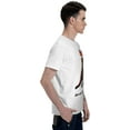 thumbnail image 4 of Jean Michel Basquiat Men's Shirt Round Neck Short Sleeve Tops Stylish Custom Tees Clothing, 4 of 5