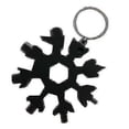 thumbnail image 1 of Herramienta multiusos 18 en 1 con forma de copo de nieve, llave de bolsillo, llave hexagonal, abridor de botellas y llavero multifunción., 1 of 5