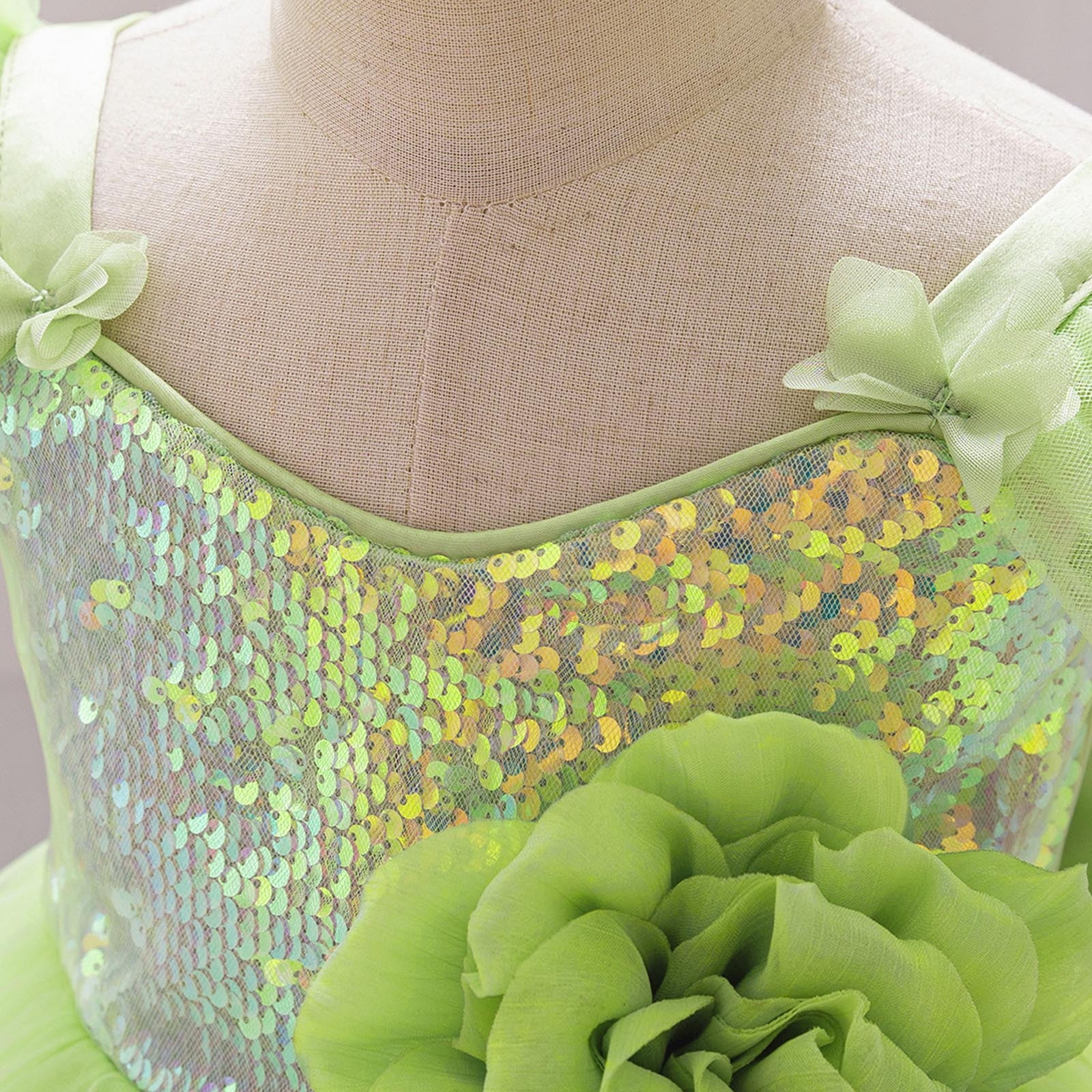 Toddler Baby Tutu Dress Sequins Sleeveless Tulle Dress First Birthday Cake Smash Pageant Clothes for Photo Shoot