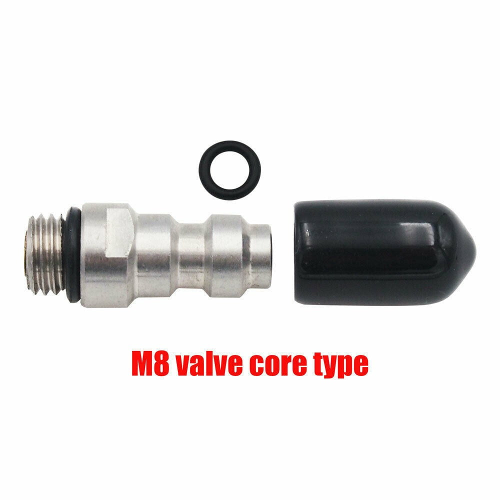 8mm 1/8NPT Male Quick Head Connection Valve One-Way Foster Fill Nipple Plug 