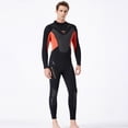 thumbnail image 4 of Naiovety Trajes de neopreno traje de buceo ultrafino de secado rápido para hombres y hombres traje de neopreno pantalones de manga larga protección Deportes acuáticos negro/naranja XXL Naiovety OD003281-10, 4 of 6