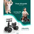 thumbnail image 2 of Bicicleta de equilibrio Babelio todoterreno de 4 ruedas con asiento ajustable, 2 of 7