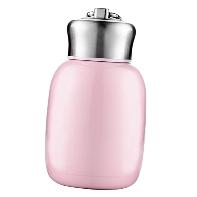 Copa térmica de Acero inoxidable Macarena con Aislamiento doble para niños color Rosa