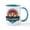 White/Blue Inside, variant on CafePress - Ski Cloudcroft Cloudcroft New Mexico Mugs - 11 oz Ceramic Mug - Novelty Coffee Tea Cup