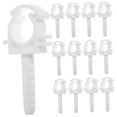 thumbnail image 4 of OATIPHO 24Pcs White Water Pipe Clamps Secure Hose Support Brackets Easy Installation for Home, 4 of 8