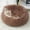Brown, variant on VANLOFE Pet Beds Under 10 Cat House Dog Round Cat Winter Warm Sleeping Bag Long Plush Soft Pet Bed Calming Bed