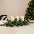 thumbnail image 3 of Northlight 32" Artificial Mixed Pine and Pine Cones Christmas Candle Holder Centerpiece, 3 of 5