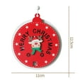 thumbnail image 3 of ZPAQI Festive Advent Calendar Santa & Reindeer Pendants Countdown Calendars Decors, 3 of 12