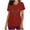 AE-Red, variant on BiZtdJrK Luck Clover Shirts for Women 2025 St Patrick's Day Short Sleeve Irish Shirts Loose Fit V-Neck Scrubs Tops with Pockets Black L Daily Sales