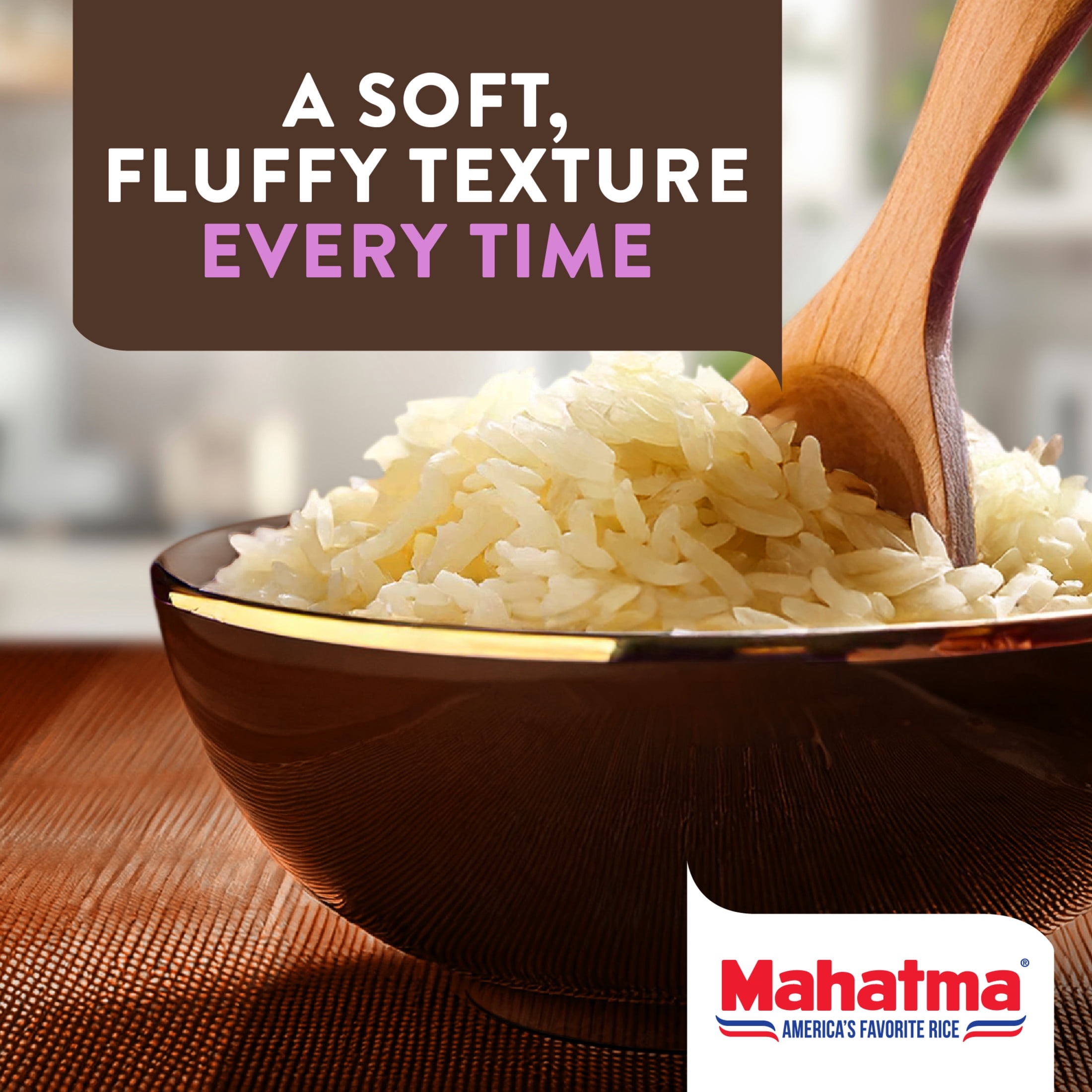 Mahatma Jasmine Brown Rice, Thai Fragrant Whole Grain Rice, 2 lb Bag