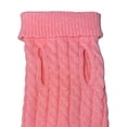 thumbnail image 3 of Pets In Pink Dog Cable Knit Sweater Large, 3 of 4