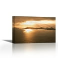 thumbnail image 1 of Island Sunset I - Contemporary Fine Art Giclee on Canvas Gallery Wrap - wall décor - Art painting - 36 x 24 Inch - Ready to Hang, 1 of 2