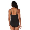 thumbnail image 2 of Speedo Maillot de Bain une Pièce pour Femmes Endurance+ Débardeur Froncé avec Bretelles Réglables - Anthracite, Taille : 10, 2 of 4