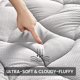 thumbnail image 3 of Funda de colchón SLEEP ZONE Cooling King Size, color gris plateado, 3 of 7
