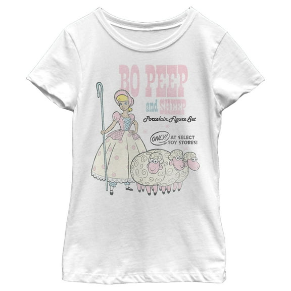 Girl's Toy Story Bo Peep Select Stores  Graphic Tee White Small