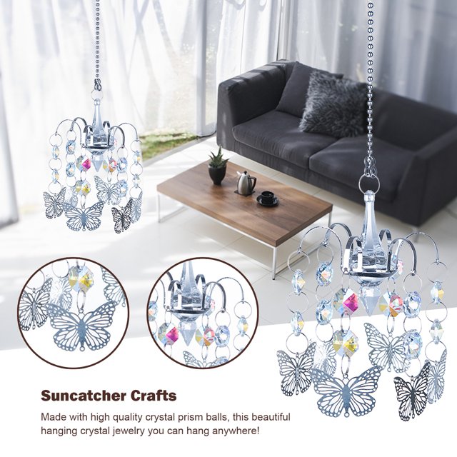 Crystal Ornaments - Colgante de cristal colgante para la decoración del hogar de bodas de Navidad Wdftyju Para estrenar