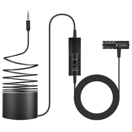 AMZER Professional Clip-On 3.5mm Plug Lavalier Omni-directional Broadcast Condenser Microphone  For Live Broadcast  Show  KTV  etc price history on PriceWatchPro