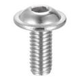 thumbnail image 4 of Uxcell M6 x 14mm 304 Stainless Steel Flanged Button Head Socket Cap Screws 20 Pack, 4 of 5