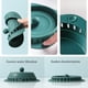 thumbnail image 3 of Cateissary Colector de pelo de drenaje, colador de suelo de baño de Hotel de silicona, tapón de agua, cubierta de drenaje a prueba de insectos Juegos de accesorios de baño Verde oscuro, 3 of 6