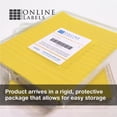 thumbnail image 5 of Yellow Sticker Paper, 8.5 x 11 Full Sheet Label, 100 Sheet Pack, Inkjet or Laser Printer, Online Labels (Color: Yellow), 5 of 9