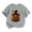 1#Grey, variant on Girls Halloween Pumpkin T-Shirt Cotton Short Sleeve Crew Neck T Shirt, Sizes 10-11