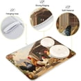 thumbnail image 4 of Farm House Dish Drying Mat, Absorbent Microfiber Pad Protector For Kitchen Counter Top Mat Dish Drainboard 16x18in, 4 of 7