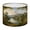 Color 2, variant on Drum Lamp Shade Serene River Valley Landscape Mountain View Classical Ruins Garden Lampshade for Table Lamps Floor Lamps Pendant Light 13"x13"x10" Replacement Linen Large Lamp Shade Easy Assembly