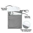 thumbnail image 6 of 2 Cloth Diaper Wet Dry Bags Waterproof Reusable with Two Zippered Pockets Travel Beach Pool Daycare Soiled Baby Items Yoga Gym Bag for Swimsuits or Wet Clothes Large, 6 of 7