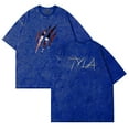 thumbnail image 6 of Tyla Merch T-Shirt Vintage Aged Design Casual Round Neck Short Sleeve Top, 6 of 6
