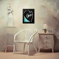 thumbnail image 4 of Villa, Mlli 15x18 Black Modern Framed Museum Art Print Titled - Love Heart, 4 of 5