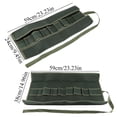 thumbnail image 1 of Ensemble d'Outils de Jardinage en Toile Sac Roulant, Emballage de Rangement Multifonctionnel Portable Durable, 1 of 7