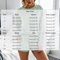 thumbnail image 5 of cocolona Womens Pajamas Set Casual Long Sleeve Tops with Drawstring Shorts Matching Outfits Set Breathable Lounge Sleepwear, 5 of 8