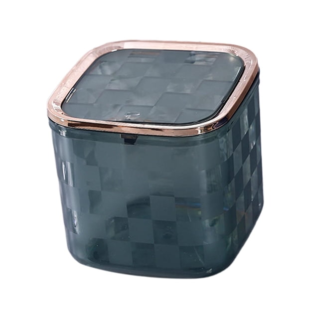 Bote de Basura Pequeño, Caja de Almacenamiento, Bote de Basura Doméstico, Vagones de Basura, Cocina, Dormitorio, Oficina, Escritorio Verde Grande BLESIY Cesto de basura