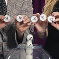thumbnail image 4 of White Reusable PP Material Lottery Balls for Decoration with Clear Numbers and Durable Design 50 Pieces, 4 of 9