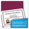 thumbnail image 2 of "Certificate Holder, 11.25 x 8.75, Burgundy, 5/Pack | Bundle of 10 Packs", 2 of 6