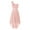 Pink, variant on Manyakai Girls One Shoulder Chiffon Wedding Bridesmaid High Low Dress Pageant Prom Ball Gown Light Blue 16