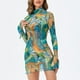 thumbnail image 1 of Vestido transparente de malla para mujer, vestido corto ajustado elegante, ajustado, ajustado, vestido de fiesta para discoteca, 1 of 6