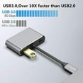 thumbnail image 3 of Adaptateur Hub 4 en 1 Type C vers HD VGA USB Type C Multiport Convertisseur Répartiteur avec Sortie HD 4K Port de Chargement PD USB3.0 Compatible avec Macbook Pro 2020 Chromebook Surface Go, 3 of 7