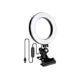 thumbnail image 3 of Relleno Teléfono Live Selfie Ring Light Maquillaje Lámpara Led 2700K-5500K Cálido / Blanco Cálido / Luz Blanca Rotación De 360 ​​​​Grados Videoconferencia Lámpara De Clip De Computadora 6In Luz Advancent HA021868-00, 3 of 7