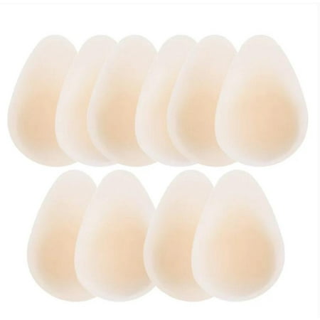 Invisible Breast Lift Pads  Sticky Bra Silicone Adhesive Bra for Women Invisible Bras for Backless Strapless Dress Nippless Covers Push Up Bra  Light Skin *6Pairs