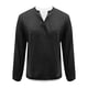 thumbnail image 3 of Ceisia Men's Long Sleeve Button Gift Collar Pocket Casual Polyester Versatile Fashion Shirt Top, 3 of 6