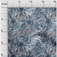 thumbnail image 2 of oneOone Cotton Silk Blue Fabric Abstract Floral Quilting Supplies Print Sewing Fabric By The Yard 42 Inch Wide-3rb, 2 of 5